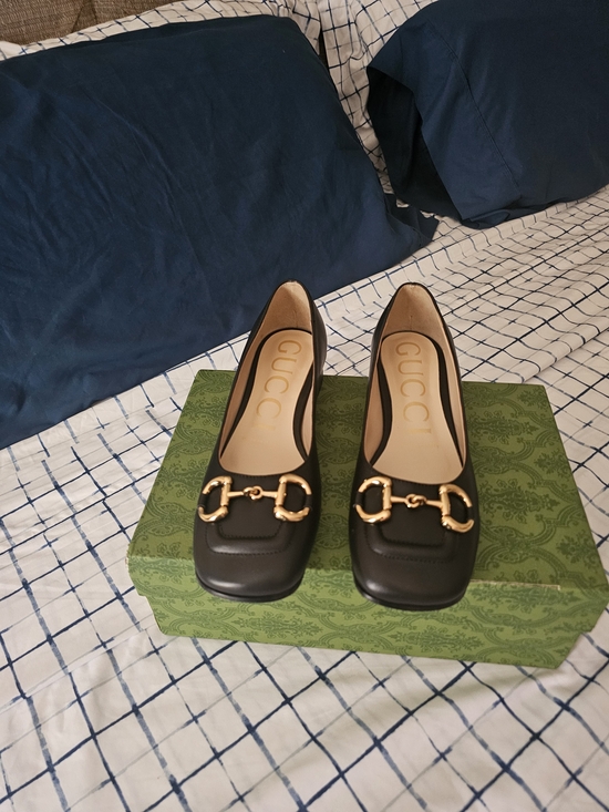 Gucci Shoes - Gucci Women’s Black Leather Horsebit Pumps